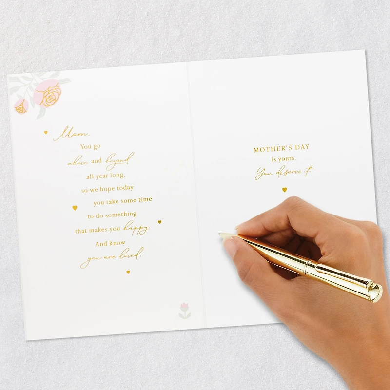 You Deserve a Beautiful Day Mother's Day Card for Mom From All for only USD 8.99 | Hallmark