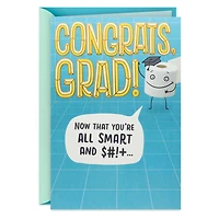 Now That You're All Smart and $#!+ Funny Graduation Card for only USD 5.99 | Hallmark