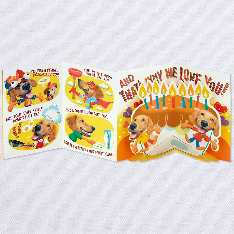 The Hero We Depend On Pop-Up Birthday Card for Dad for only USD 6.99 | Hallmark