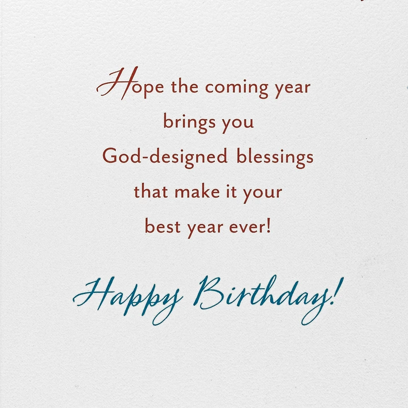Only One You Ice Cream Scoops Religious Birthday Card for only USD 5.59 | Hallmark
