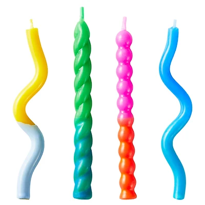 Abstract Shaped Birthday Candles, Pack of 4 for only USD 5.99 | Hallmark