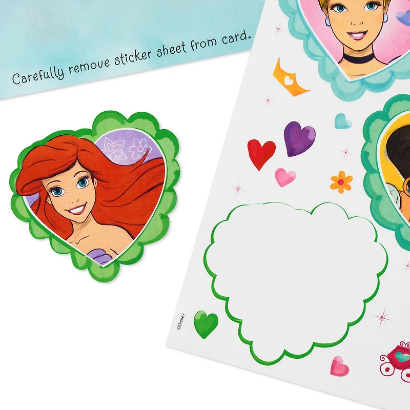 Disney Princesses Royal Hugs and Kisses 3rd Birthday Card for Girls With Stickers for only USD 5.59 | Hallmark