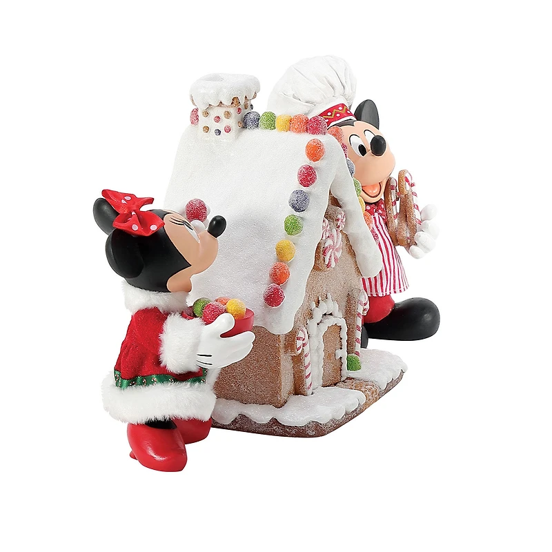 Enesco Disney Mickey and Minnie's Gingerbread House Figurine, 6" for only USD 99.99 | Hallmark