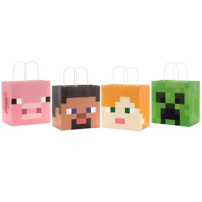 6.5" Minecraft 4-Pack Assorted Small Square Gift Bags for only USD 7.99 | Hallmark