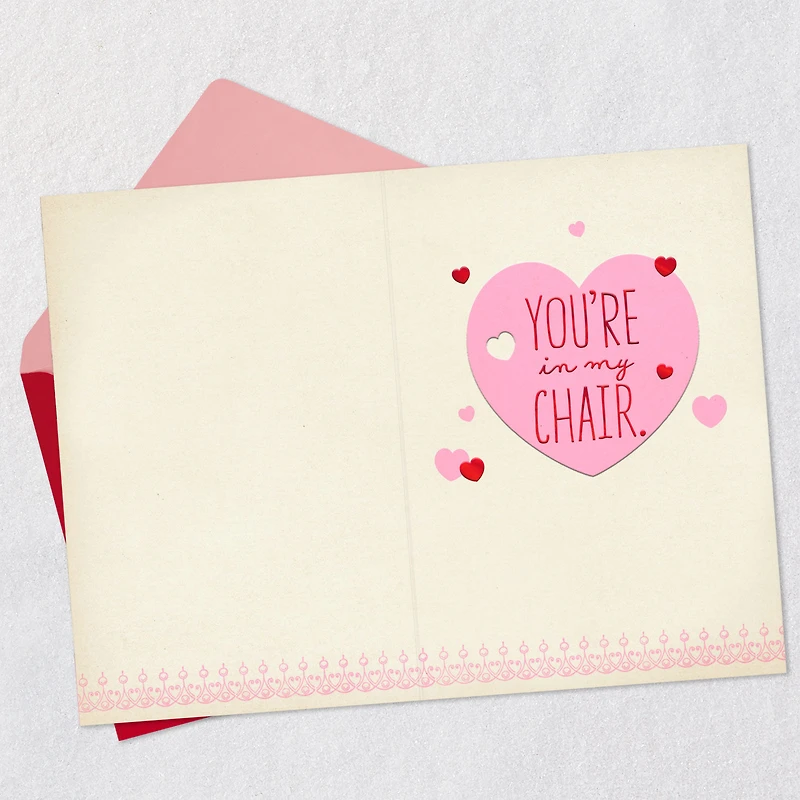 You're in My Chair Funny Valentine's Day Card From Cat for only USD 4.59 | Hallmark