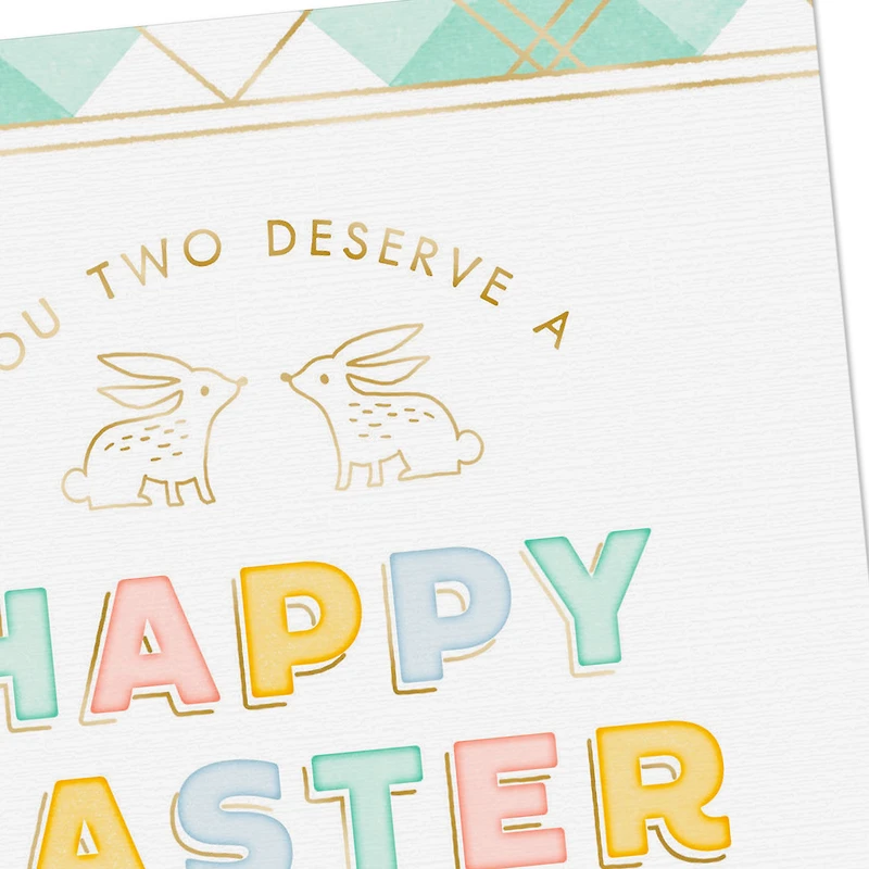Extra Bright Spring and Extra Light Hearts Easter Card for Couple for only USD 3.99 | Hallmark