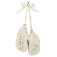 Baby’s First Christmas Booties Porcelain Personalized Ornament, Custom Text for only USD 34.99 | Hallmark