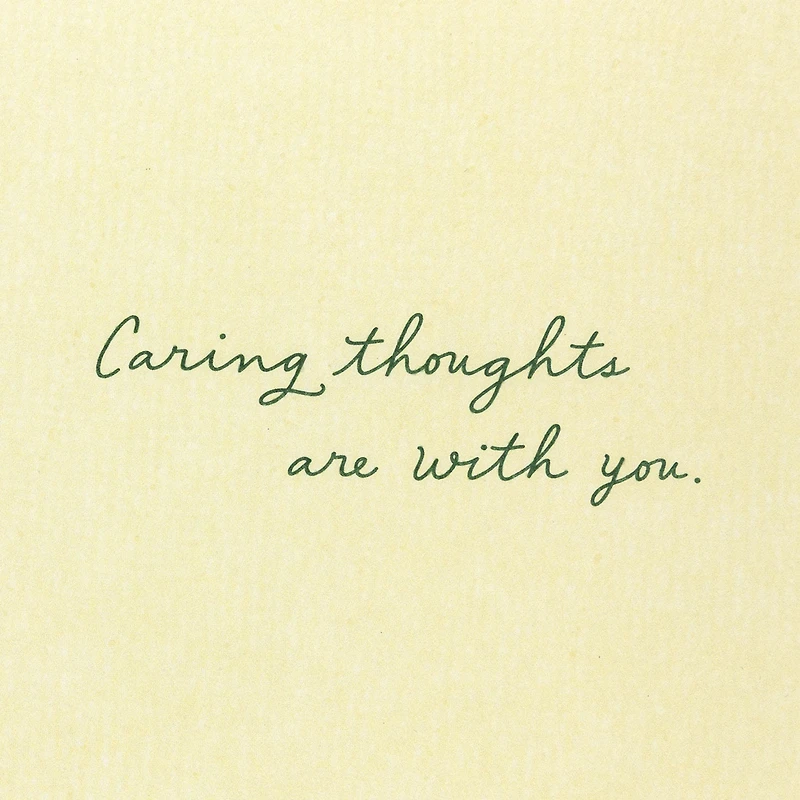 Caring Thoughts Are With You Always Sympathy Card for only USD 4.59 | Hallmark