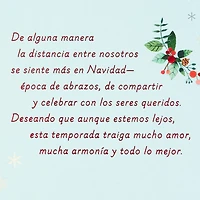 Even Though We're Far Apart Spanish-Language Christmas Card for only USD 4.99 | Hallmark