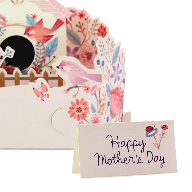 Floral Birdhouse Mini 3D Pop-Up Mother's Day Card for only USD 5.99 | Hallmark