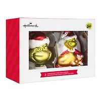 Dr. Seuss's How the Grinch Stole Christmas!™ Blown Glass Hallmark Ornaments, Set of 2 for only USD 21.99 | Hallmark