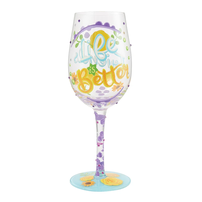 Lolita Life Is Better With Friends Wine Glass, 15 oz. for only USD 34.99 | Hallmark