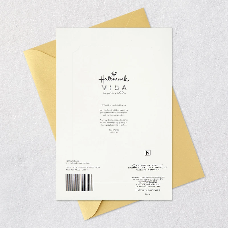 Made in Heaven Spanish-Language Wedding Card for Couple for only USD 5.99 | Hallmark