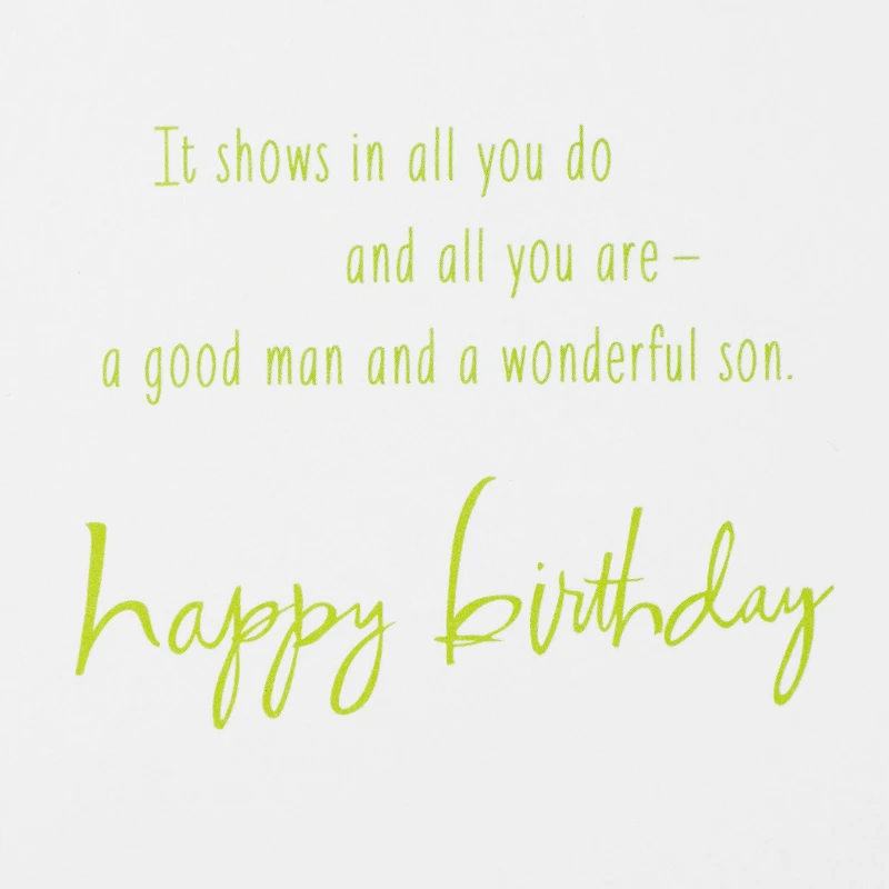 You're a Good Man Birthday Card for Son for only USD 6.99 | Hallmark