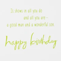 You're a Good Man Birthday Card for Son for only USD 6.99 | Hallmark