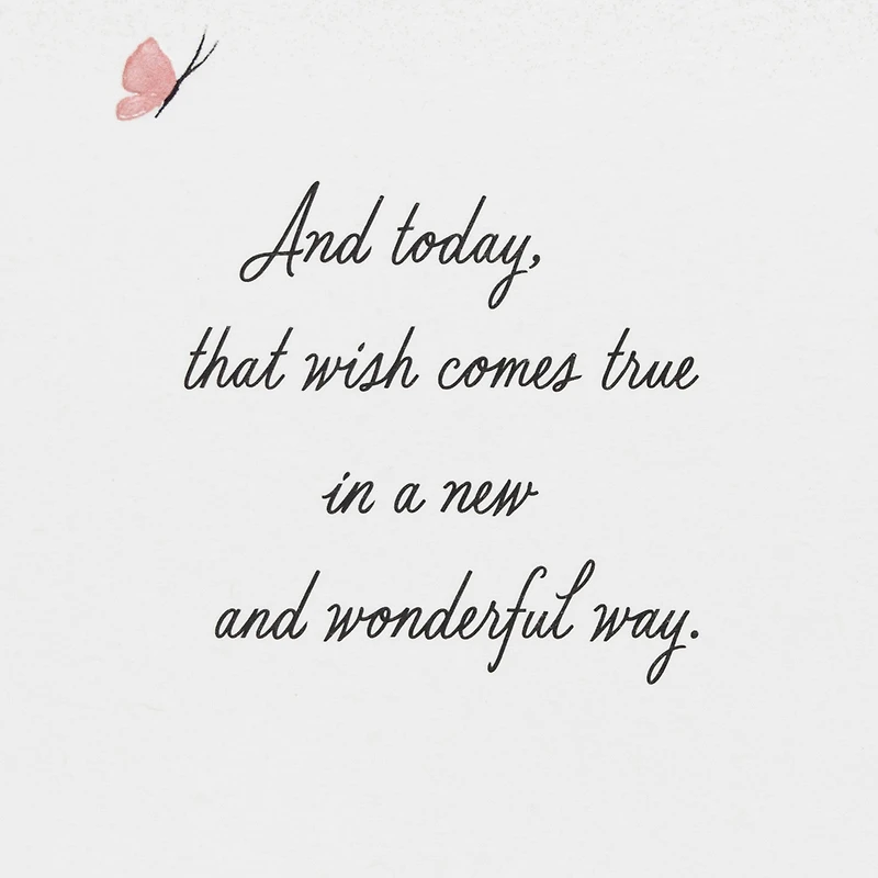 Our Deepest Wish Come True Wedding Card for Daughter for only USD 4.59 | Hallmark