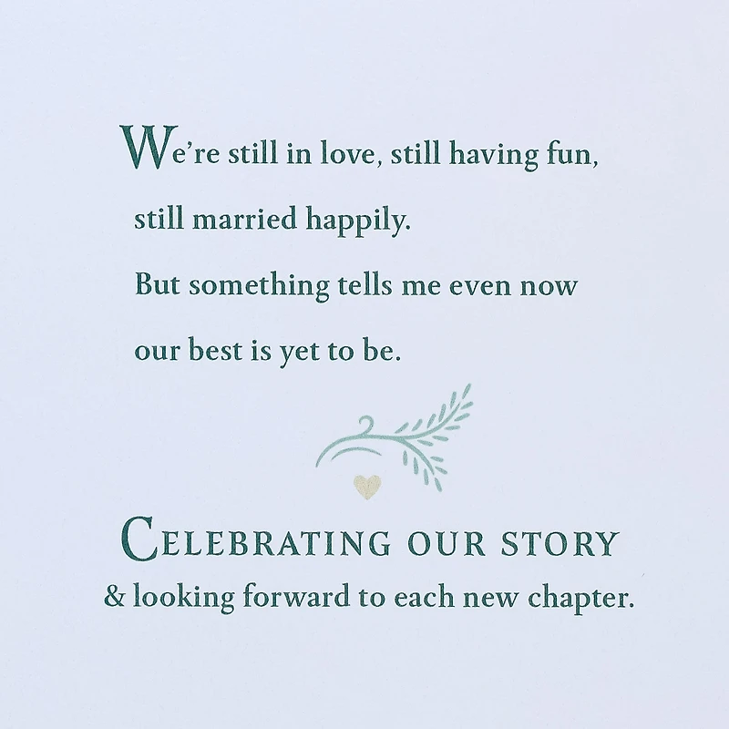 Celebrating Our Story Romantic Anniversary Card for Wife for only USD 9.99 | Hallmark
