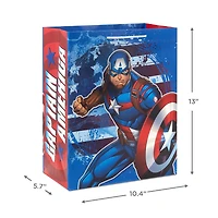 13" Marvel Captain America Large Gift Bag for only USD 4.49 | Hallmark