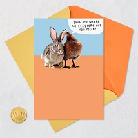 Chicken and Bunny No Butts About It Funny Easter Card for only USD 3.99 | Hallmark