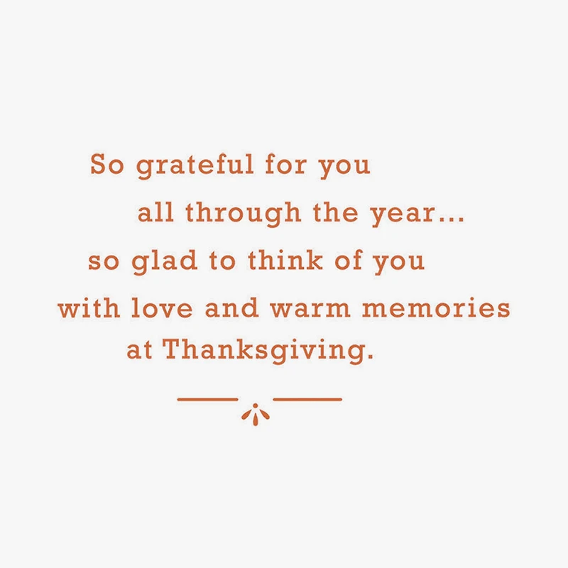 With Love and Warm Memories Thanksgiving Card for Both for only USD 2.99 | Hallmark