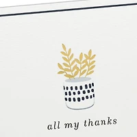Potted Plant Blank Thank You Notes, Pack of 10 for only USD 12.49 | Hallmark