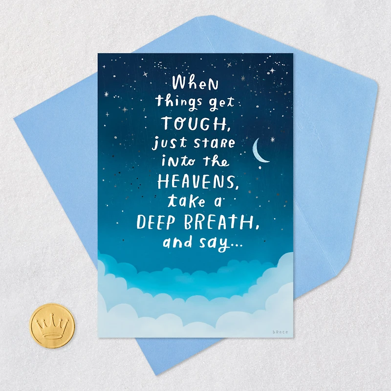 Just Ask the Heavens for a #!@*ing Break Funny Encouragement Card for only USD 4.49 | Hallmark