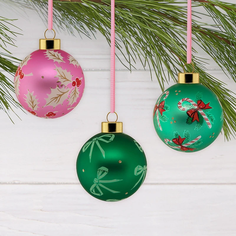 Lacey Chabert Collection Glass Hallmark Ornaments, Set of 6 for only USD 45.99 | Hallmark