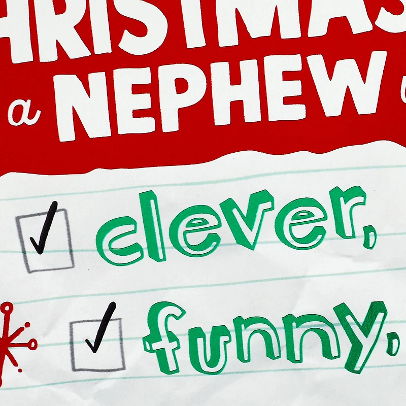 So Obviously Related Funny Christmas Card for Nephew for only USD 4.59 | Hallmark