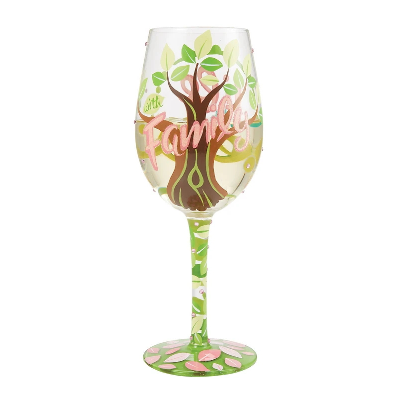 Lolita Life Is Better With Family Wine Glass, 15 oz. for only USD 34.99 | Hallmark