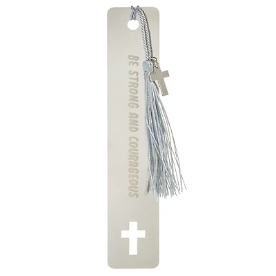 Be Strong and Courageous Metal Bookmark With Cross Charm for only USD 14.99 | Hallmark