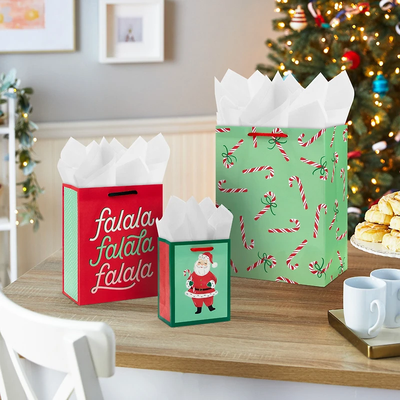 Let's Get Merry 8-Pack Assortment Christmas Gift Bag Bundle for only USD 15.49 | Hallmark
