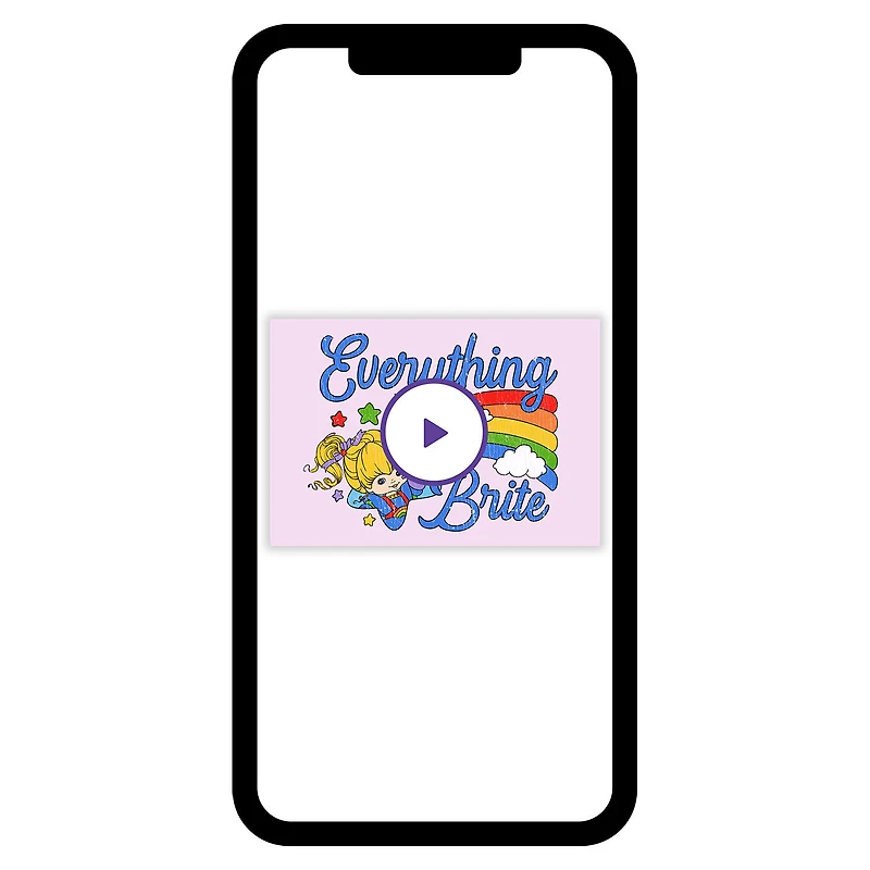 Rainbow Brite Sending Sparkles Custom Card for only USD 4.99 | Hallmark