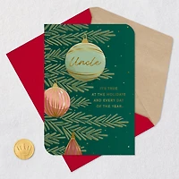 You Mean the World to Our Family Christmas Card for Uncle for only USD 3.99 | Hallmark