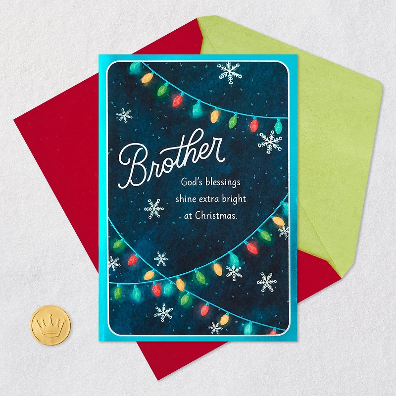 Wishing You God's Rich Blessings Religious Christmas Card for Brother for only USD 3.99 | Hallmark