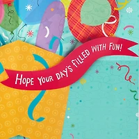 16" Fun Balloons Pop-Up Jumbo Birthday Card for only USD 12.99 | Hallmark