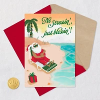 Good Vibes Santa on the Beach Christmas Card for only USD 2.59 | Hallmark