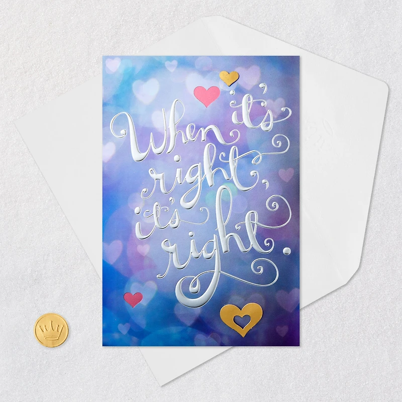 When It's Right Engagement Congratulations Card for only USD 7.59 | Hallmark