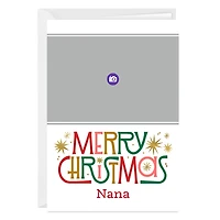Personalized Retro-Style Merry Christmas Photo Card for only USD 4.99 | Hallmark