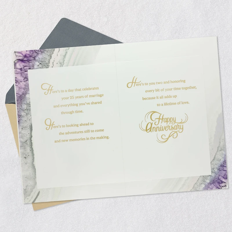 Here's to You Two and a Lifetime of Love 25th Anniversary Card for only USD 7.59 | Hallmark