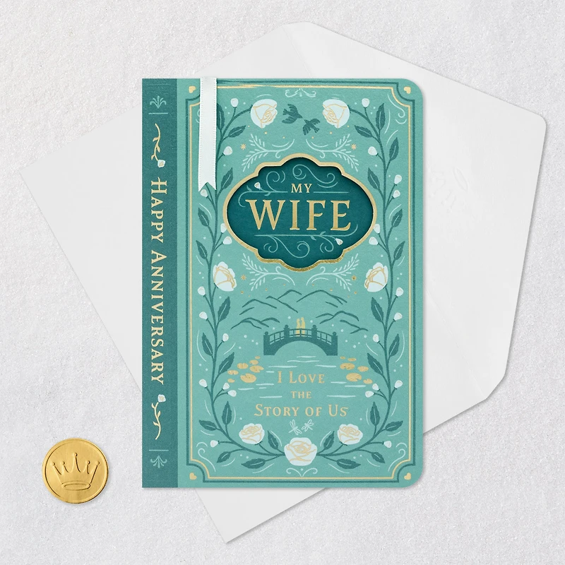 Celebrating Our Story Romantic Anniversary Card for Wife for only USD 9.99 | Hallmark
