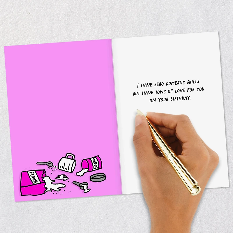 Pardon My Domestic Skills Funny Birthday Card for only USD 4.49 | Hallmark