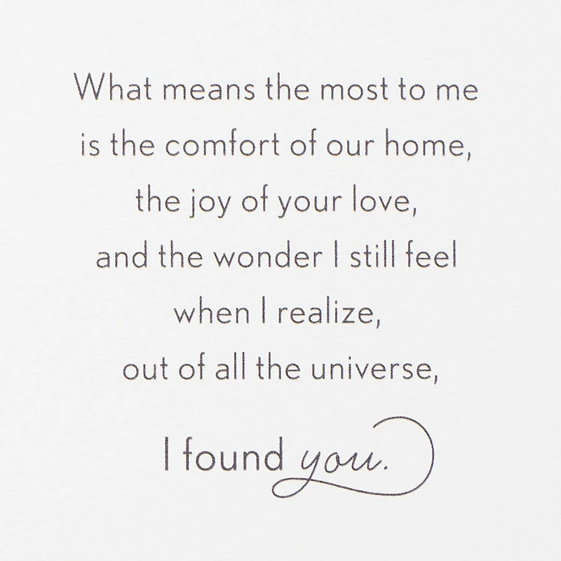 So Lucky I Found You Romantic Christmas Card for Him for only USD 5.59 | Hallmark