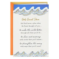 God's Great Idea Religious Birthday Card for only USD 4.99 | Hallmark