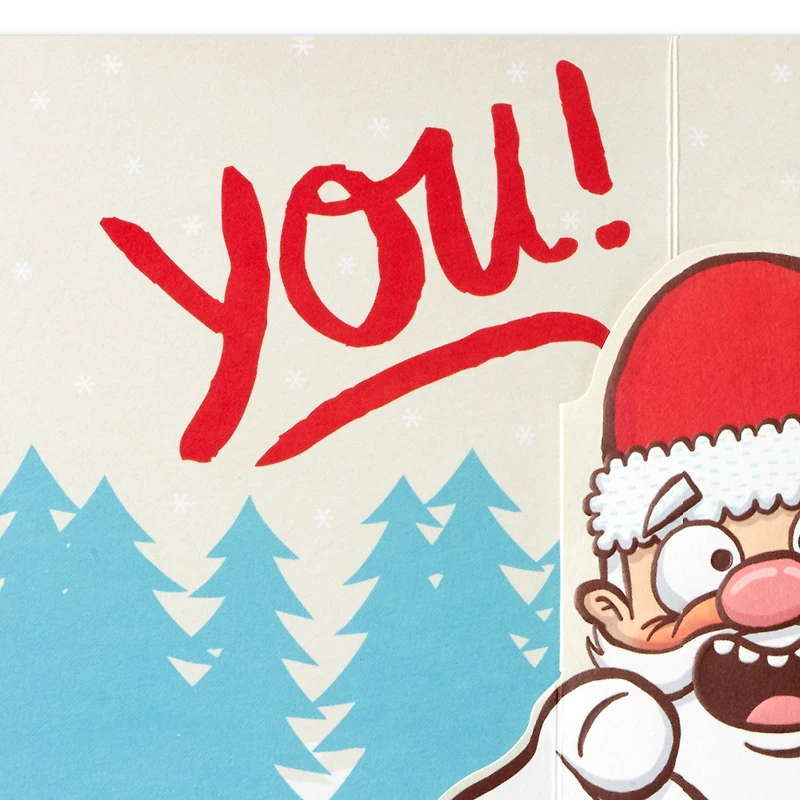Making a Donation Santa Funny Pop-Up Money Holder Christmas Card for only USD 4.99 | Hallmark