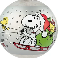 Peanuts® 75th Anniversary Special Edition Glass Ornament for only USD 33.99 | Hallmark