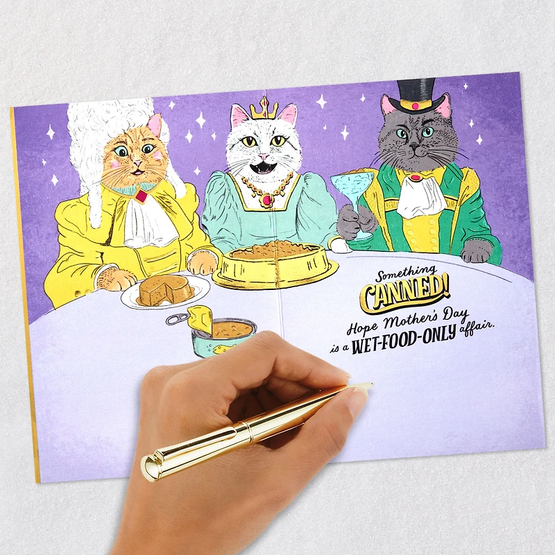 Fancy Wet Food Only Funny Mother's Day Card from Cat for only USD 5.59 | Hallmark