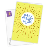 Many Thanks to You Starburst Custom Thank You Card for only USD 4.99 | Hallmark