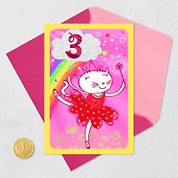 Dancing Cat 3rd Birthday Card for Kids for only USD 2.99 | Hallmark