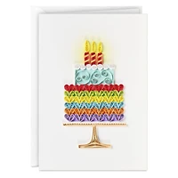 Rainbow Hearts Cake Quilled Paper Handmade Birthday Card for only USD 13.59 | Hallmark