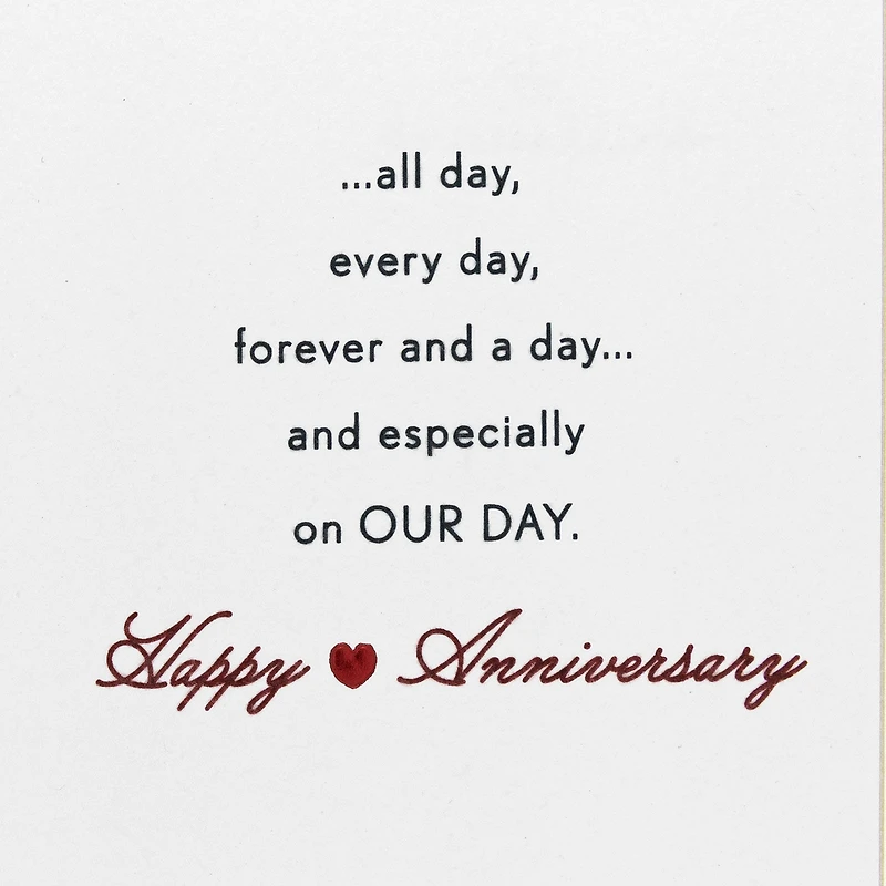 Love You All Day, Especially on Our Day Romantic Anniversary Card for Spouse for only USD 5.99 | Hallmark
